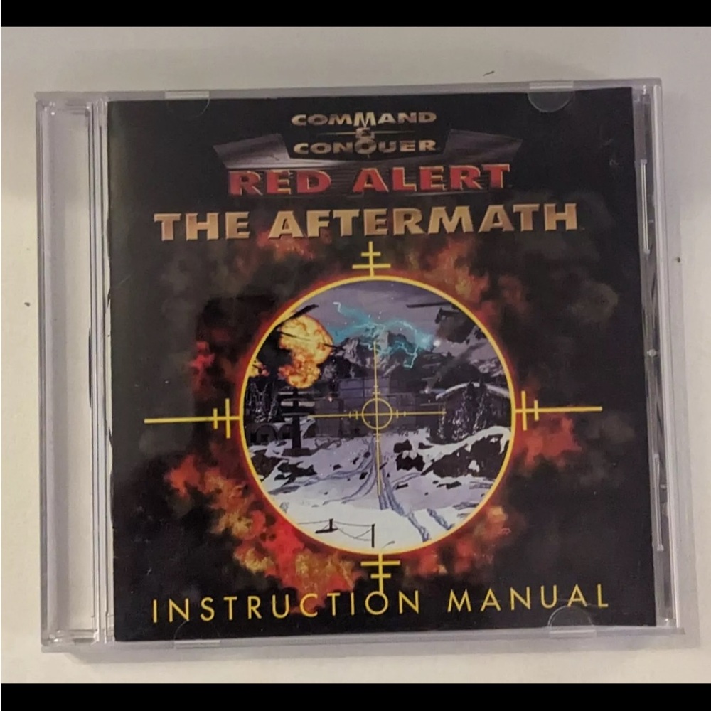 Command and Conquer Red Alert: The Aftermath PC CD Original Case w/ Manual